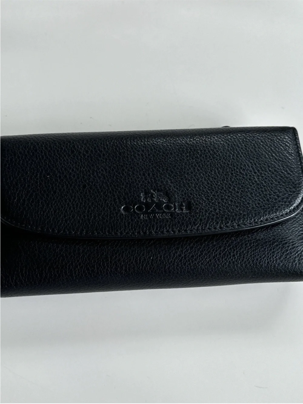 Coach Wallet And Check Book Black
